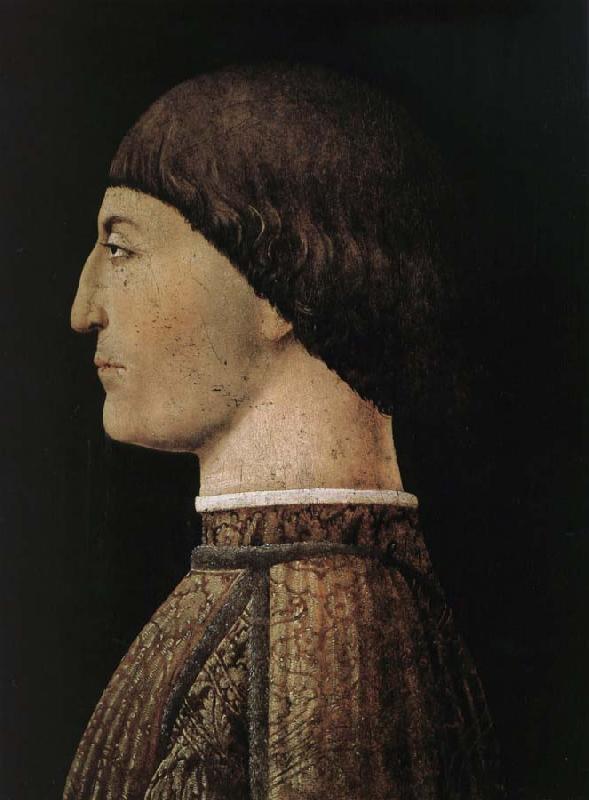Piero della Francesca porteait de sigismond malatesta oil painting image